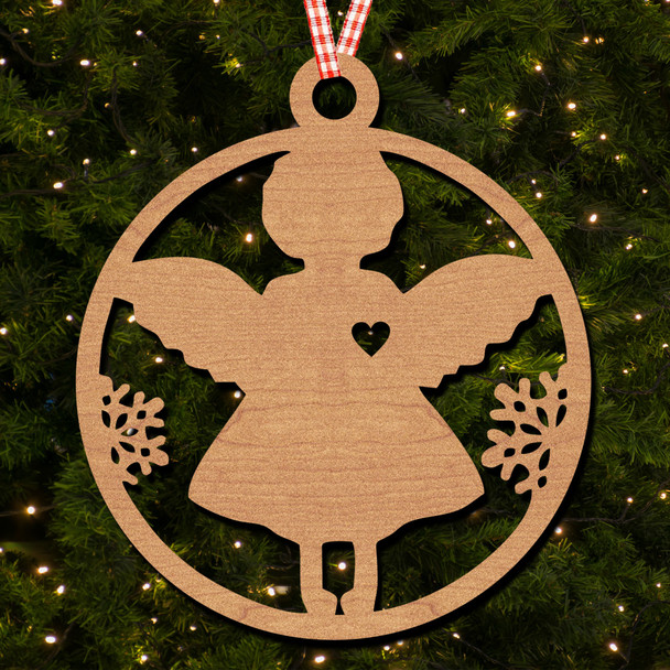 Circle - Angel Hanging Ornament Christmas Tree Bauble Decoration