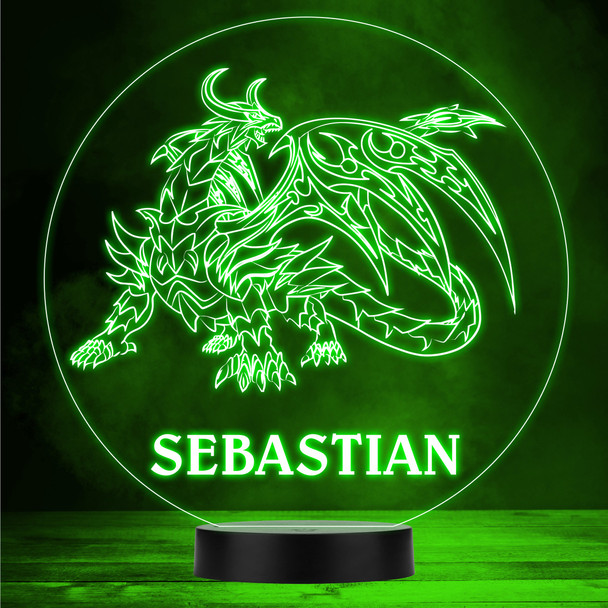 Bakugan Game Dragon Colour Changing Led Lamp Personalised Gift Night Light