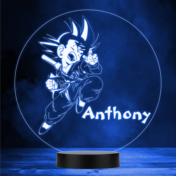 Dragon Ball Little Goku Colour Changing Led Lamp Personalised Gift Night Light