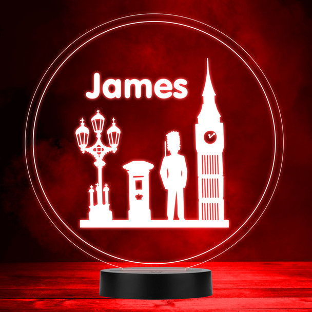 London City Traditional Icons Led Lamp Personalised Gift Night Light