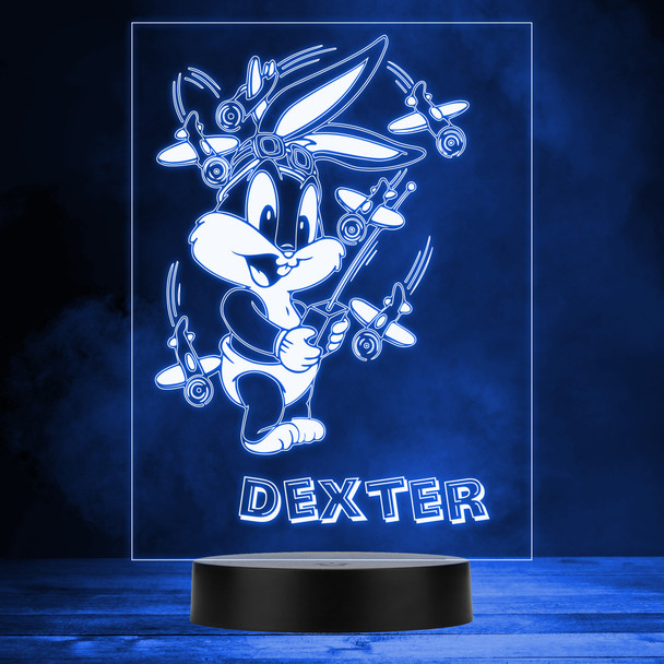 Aeroplanes Baby Bugs Bunny Looney Tunes Kids Personalised Gift RGB Night Light Aeroplanes Baby Bugs Bunny Looney Tunes Kids Personalised Gift RGB Night Light