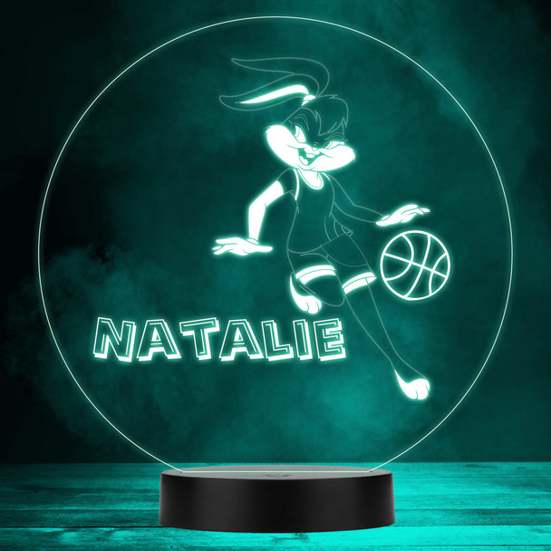 Basketball Lola Bunny Loony Tunes Kids Personalised Gift Multicolour Night Light