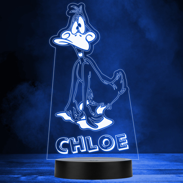 Daffy Duck Looney Tunes Kids Personalised Gift Colour Changing Night Light