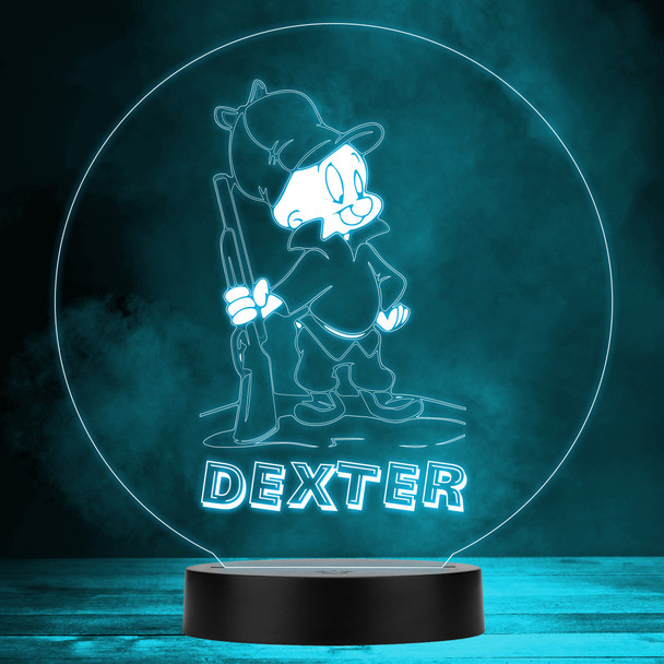 Elmer Fudd Looney Tunes Kids Personalised Gift Colour Changing Night Light