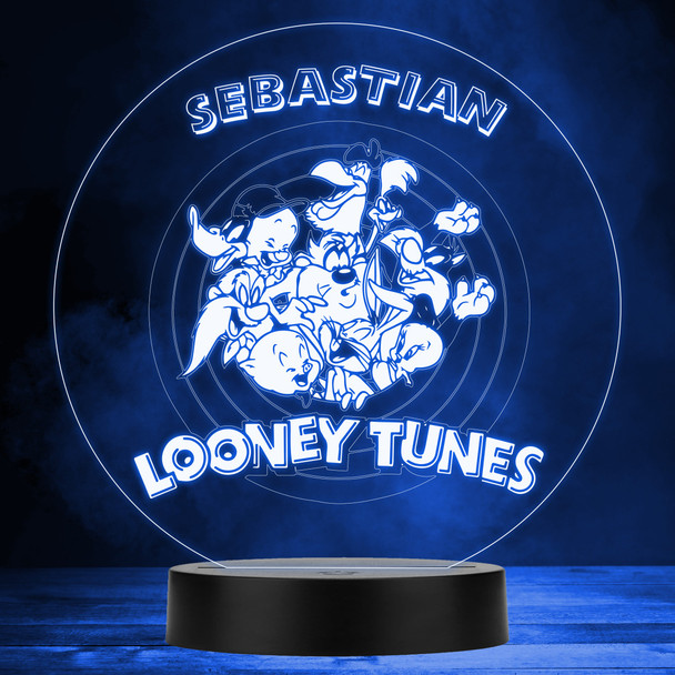 Looney Tunes Show Kids Tv Cartoon Personalised Gift Colour Changing Night Light