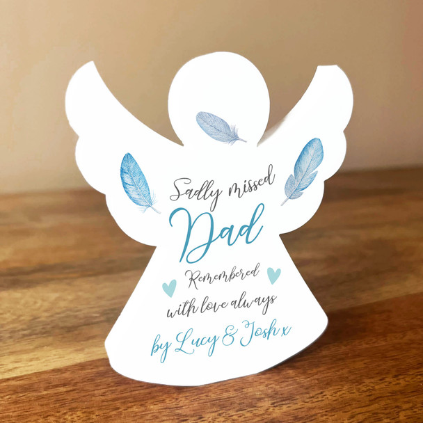 Sadly Missed Dad Remembered Memorial Angel In Memory Memorial Personalised Gift