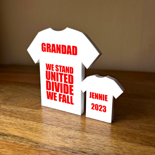Football Shirt Grandad Stand United Divide We Fall 1 Small Personalised Gift