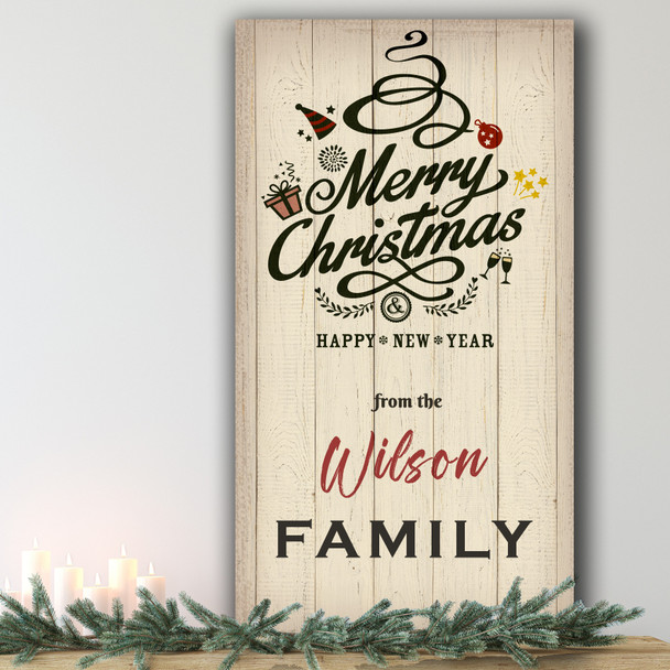 Present Champagne Flutes Personalised Decoration Christmas Indoor Outdoor Sign Present Champagne Flutes Personalised Decoration Christmas Indoor Outdoor Sign