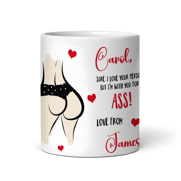 Funny Rude Gift For Wife Girlfriend Fiancée Love That Ass Tea Personalised Mug