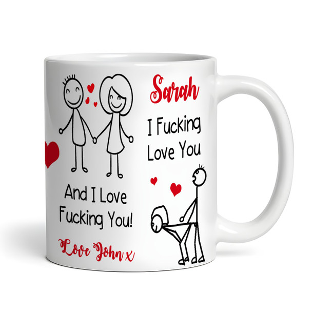 Funny Rude Sexy Gift For Husband Wife Girlfriend Boyfriend Tea Personalised Mug