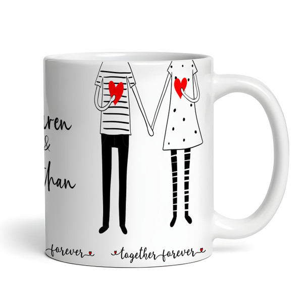 Together Romantic Gift For Husband Wife Boyfriend Girlfriend Personalised Mug