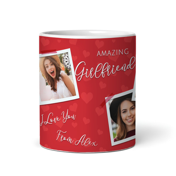 Amazing Girlfriend Gift Red Background Photo Tea Coffee Cup Personalised Mug