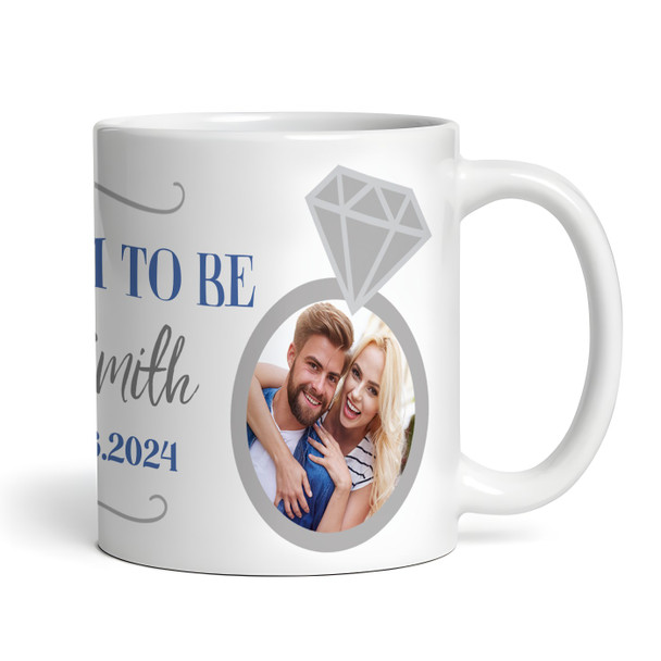 Engagement Wedding Day Gift For Groom To Be Photo Tea Coffee Personalised Mug