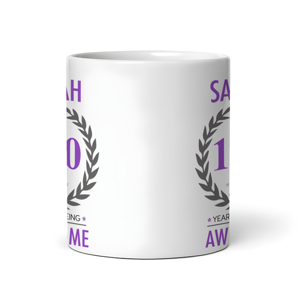 100th Birthday Gift For Women Purple Ladies Birthday Present Personalised Mug