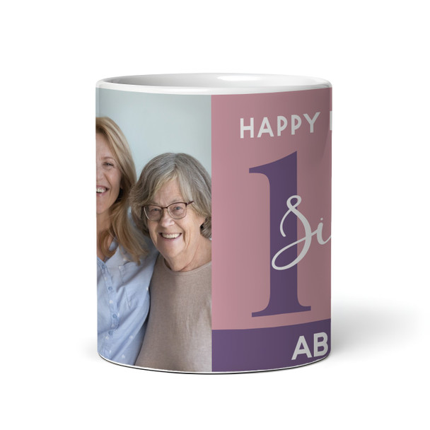 16th Birthday Photo Gift Dusky Pink Tea Coffee Cup Personalised Mug