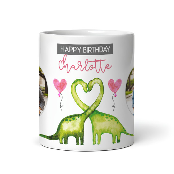 Cute Dinosaur Birthday Gift For Husband For Wife Photo Personalised Mug
