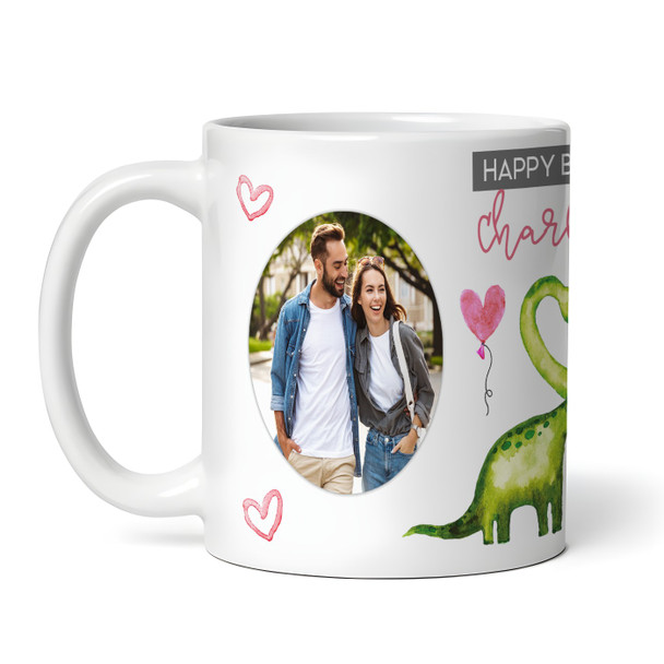 Cute Dinosaur Birthday Gift For Husband For Wife Photo Personalised Mug