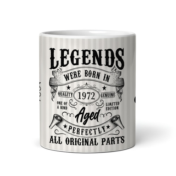 1972 Birthday Gift (Or Any Year) Legends Were Born Tea Coffee Personalised Mug