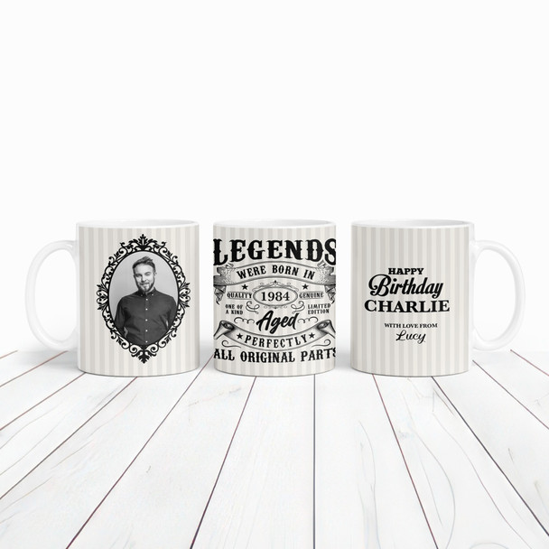 1984 Birthday Gift (Or Any Year) Legends Were Born Tea Coffee Personalised Mug