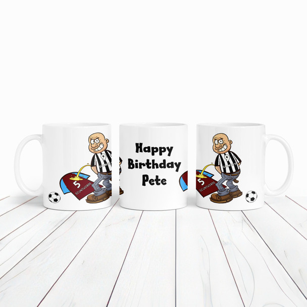 Grimsby Weeing On Scunthorpe Funny Football Gift Team Rivalry Personalised Mug
