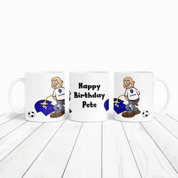 England Weeing On Scotland Funny Football Gift Team Rivalry Personalised Mug