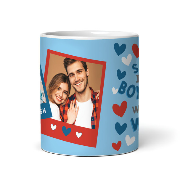 Gift For Boyfriend As Weird As Me Heart Photo Valentine's Day Personalised Mug