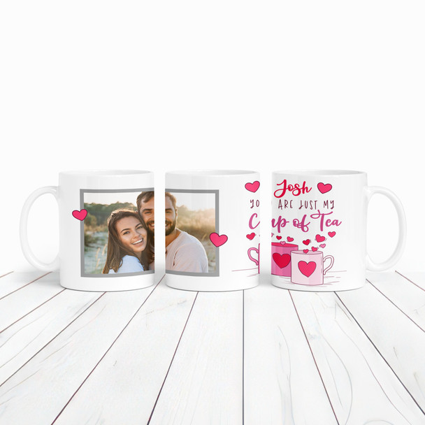 Romantic Gift Just My Cup Of Tea Photo Valentine's Day Gift Personalised Mug