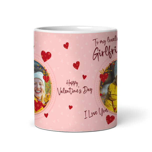 Gift For Girlfriend Love Hearts Photo Valentine's Day Gift Personalised Mug