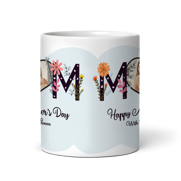 Mum Floral Photo Mother's Day Gift Personalised Mug