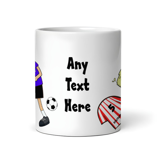 Portsmouth Vomiting On Southampton Funny Football Fan Gift Team Personalised Mug