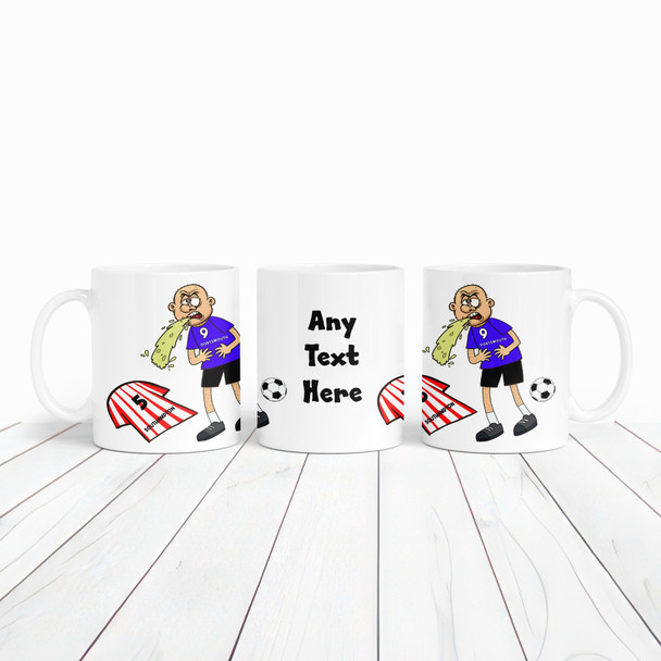 Portsmouth Vomiting On Southampton Funny Football Fan Gift Team Personalised Mug