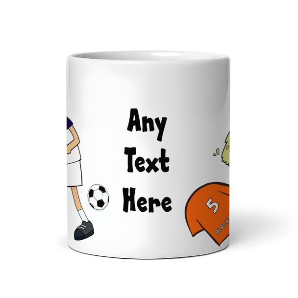 Preston Vomiting On Blackpool Funny Football Gift Team Rivalry Personalised Mug