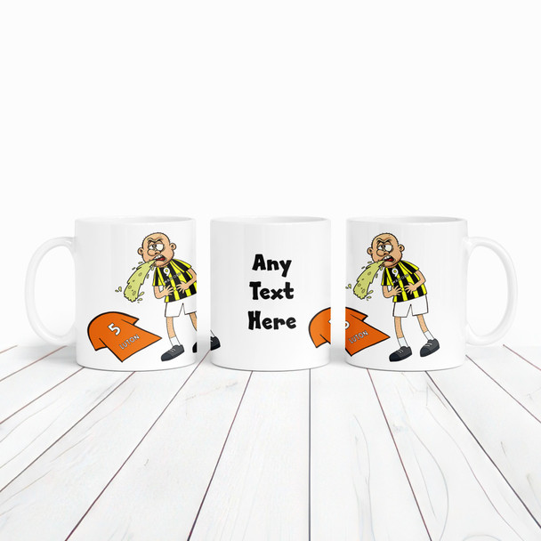 Watford Vomiting On Luton Funny Football Fan Gift Team Rivalry Personalised Mug