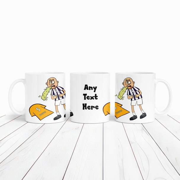 West Brom Vomiting On Wolves Funny Football Gift Team Rivalry Personalised Mug