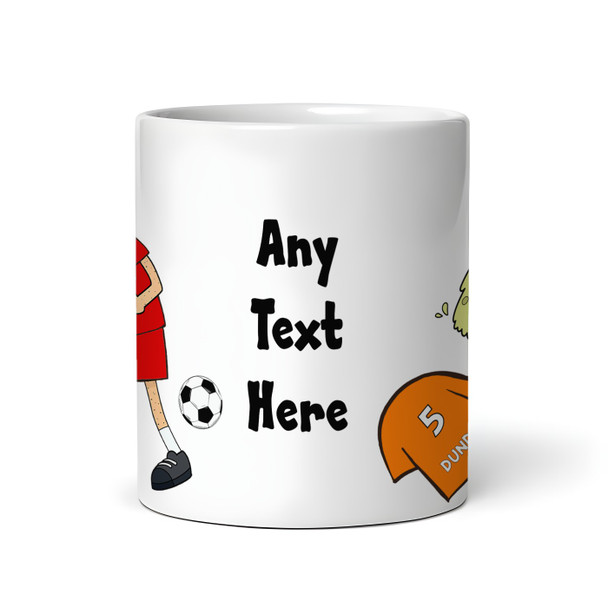 Aberdeen Vomiting On Dundee Funny Football Gift Team Rivalry Personalised Mug