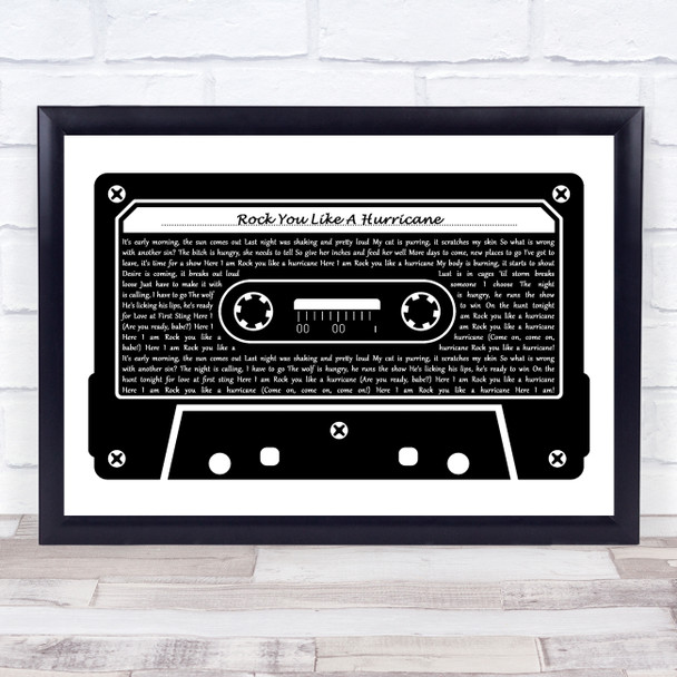 Christian Burrows White Heart Any Song Lyrics Custom Wall Art Music Lyrics Poster Print, Framed Print Or Canvas