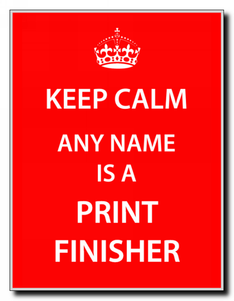 Print Finisher Personalised Keep Calm Jumbo Magnet