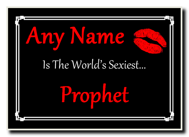 Prophet Personalised World's Sexiest Jumbo Magnet