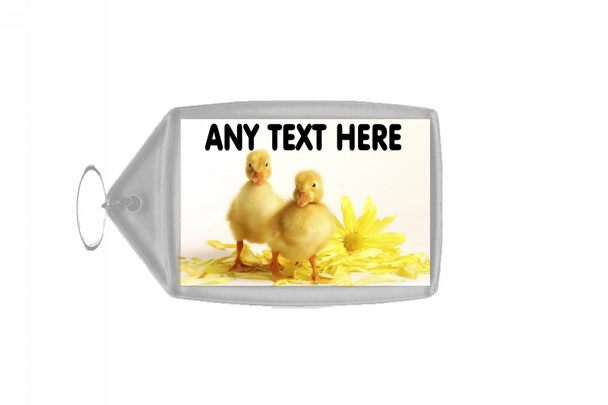 Ducklings Personalised Keyring