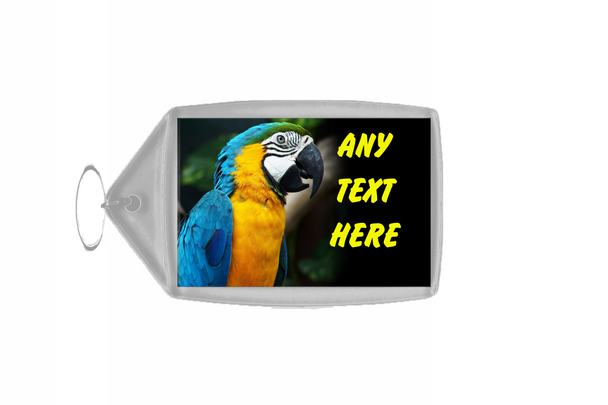 Parrot Personalised Keyring