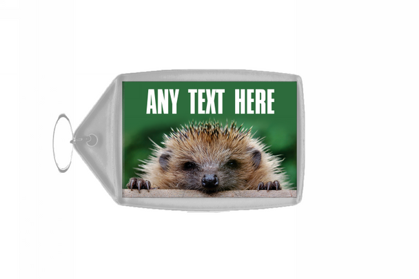 Hedgehog Personalised Keyring