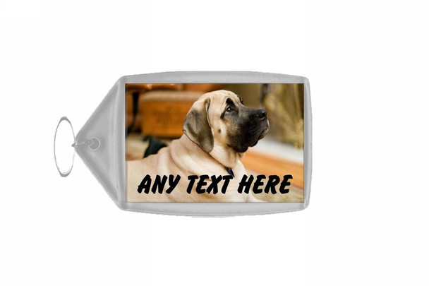 English Mastiff Personalised Keyring