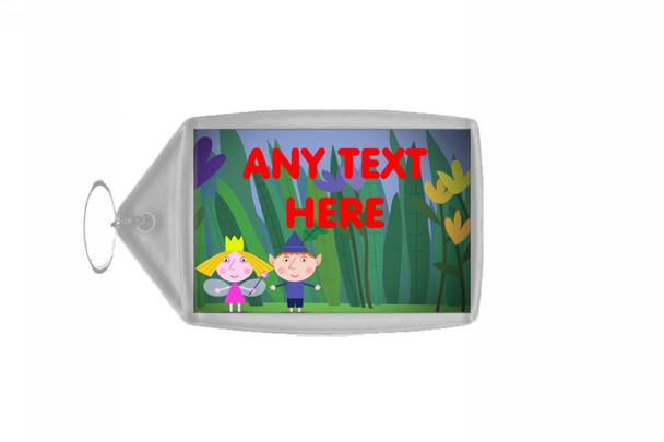 Ben And Holly Personalised Keyring