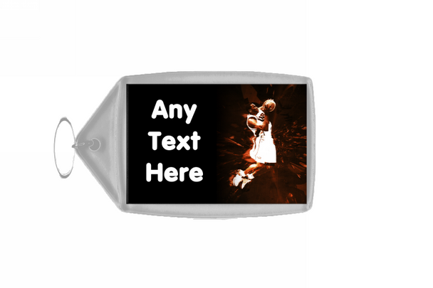 Basketball Player Personalised Keyring