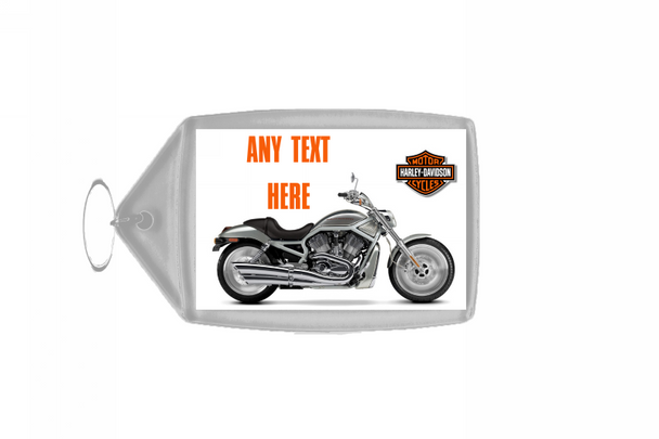 Motorbike Personalised Keyring