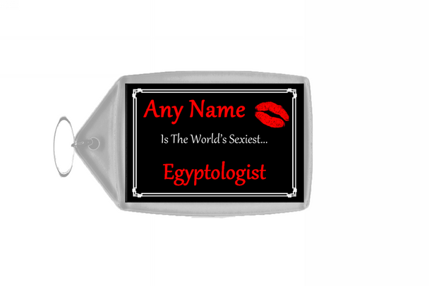 Egyptologist Personalised World's Sexiest Keyring