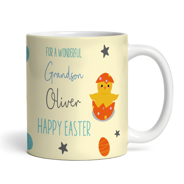 Happy Easter Gift Yellow Bunny Photo Coffee Tea Cup Personalised Mug