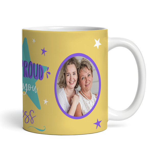 So Proud Of You Congratulations Gift Photo Star Coffee Tea Cup Personalised Mug