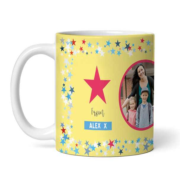 Teaching Assistant Gift Star Photo Yellow Coffee Tea Cup Personalised Mug