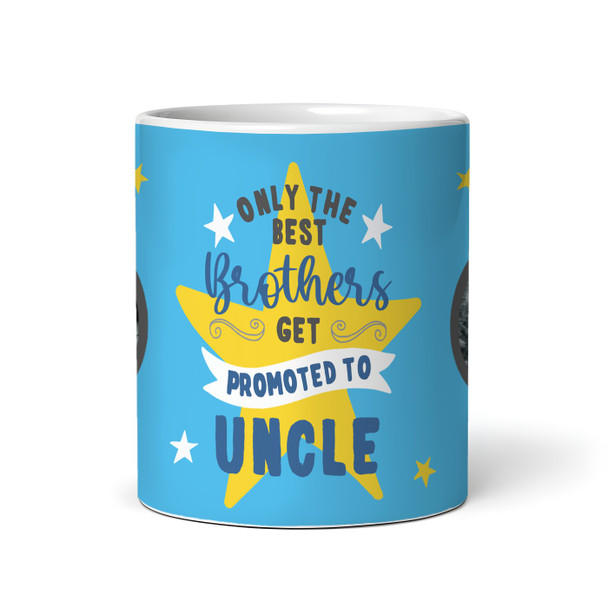 Baby Pregnancy Announcement Gift Scan Photo Brother Uncle Blue Personalised Mug